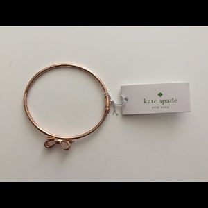 NWT Kate Spade Love Notes Bangle - Rose Gold | Box